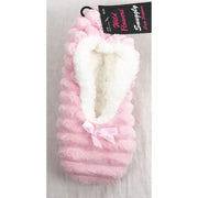 Wild Flowers Womens Super Soft Snuggly Cozy Slippers S/m / Lt Pink Sleepwear & Robes