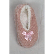 Wild Flowers Womens Super Soft Snuggly Cozy Slippers S/m / Peach Sleepwear & Robes