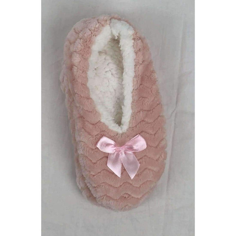 Wild Flowers Womens Super Soft Snuggly Cozy Slippers S/m / Peach Sleepwear & Robes