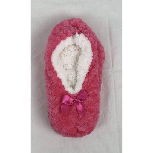 Wild Flowers Womens Super Soft Snuggly Cozy Slippers S/m / Pink Sleepwear & Robes