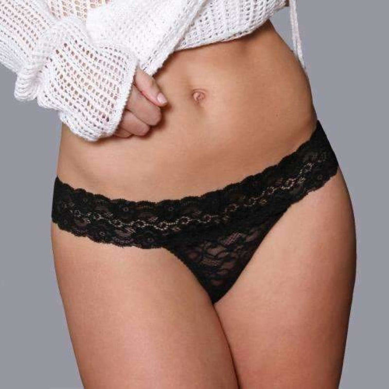 Womens Undie Couture Lace Thong Panties