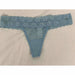 Womens Undie Couture Lace Thong Xs/s / Sterling Blue Panties